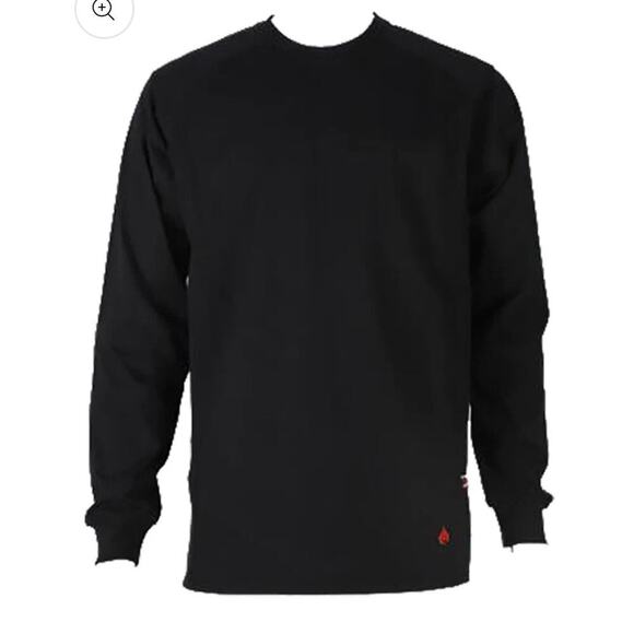 Forge FR Flame Resistant Black Long Sleeve Work Shirt 4XL HRC2 NFPA 70E NEW~NWT - Picture 1 of 8